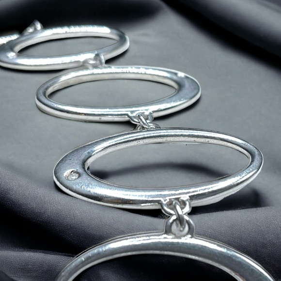 🌺Sterling & GENUINE DIAMOND Bracelet - Picture 4 of 12